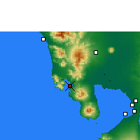 Nearby Forecast Locations - Olóngapo - Mapa