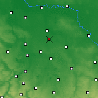 Nearby Forecast Locations - Delitzsch - Mapa