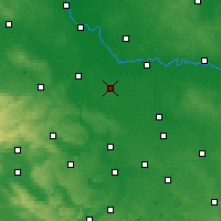 Nearby Forecast Locations - Köthen - Mapa