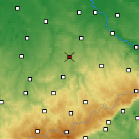 Nearby Forecast Locations - Mittweida - Mapa