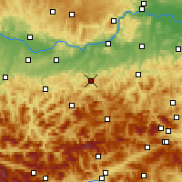 Nearby Forecast Locations - Scheibbs - Mapa