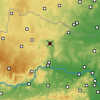 Nearby Forecast Locations - Horn - Mapa