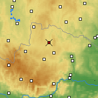 Nearby Forecast Locations - Waidhofen an der Thaya - Mapa
