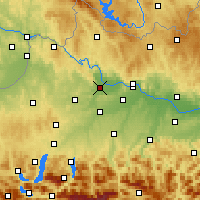 Nearby Forecast Locations - Eferding - Mapa