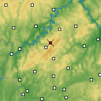 Nearby Forecast Locations - Morbach - Mapa