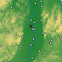 Nearby Forecast Locations - Frankenthal - Mapa