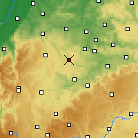 Nearby Forecast Locations - Böblingen - Mapa