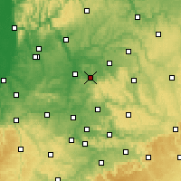 Nearby Forecast Locations - Obersulm - Mapa