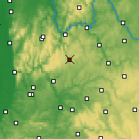 Nearby Forecast Locations - Buchen - Mapa