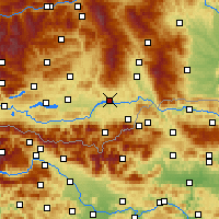 Nearby Forecast Locations - Völkermarkt - Mapa