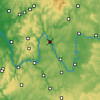 Nearby Forecast Locations - Karlstadt - Mapa