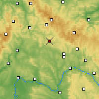 Nearby Forecast Locations - Hildburghausen - Mapa