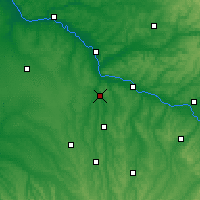 Nearby Forecast Locations - Nérac - Mapa
