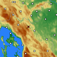 Nearby Forecast Locations - Vrbovsko - Mapa