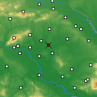 Nearby Forecast Locations - Dubrava - Mapa