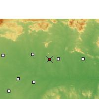 Nearby Forecast Locations - Akaltara - Mapa