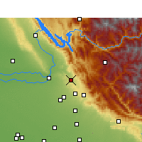 Nearby Forecast Locations - Baddi - Mapa