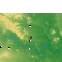 Nearby Forecast Locations - Bellampalli - Mapa
