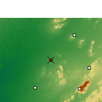 Nearby Forecast Locations - Bhinmal - Mapa