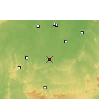 Nearby Forecast Locations - Dhamtari - Mapa