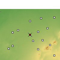 Nearby Forecast Locations - Fatehpur - Mapa