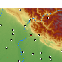 Nearby Forecast Locations - Najibabad - Mapa