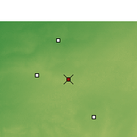 Nearby Forecast Locations - Nokha - Mapa