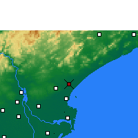 Nearby Forecast Locations - Pithapuram - Mapa