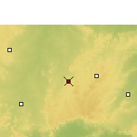 Nearby Forecast Locations - Rahatgarh - Mapa