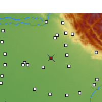 Nearby Forecast Locations - Rajpura - Mapa