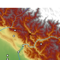 Nearby Forecast Locations - Tehri - Mapa