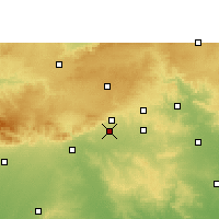 Nearby Forecast Locations - Warud - Mapa