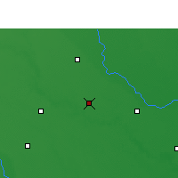 Nearby Forecast Locations - Zaidpur - Mapa