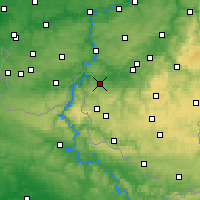 Nearby Forecast Locations - Beauraing - Mapa
