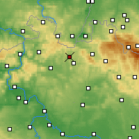 Nearby Forecast Locations - Jablonné v Podještědí - Mapa