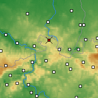 Nearby Forecast Locations - Šluknov - Mapa