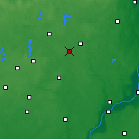 Nearby Forecast Locations - Czersk - Mapa