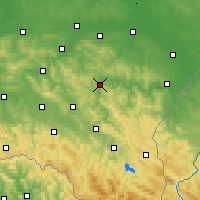 Nearby Forecast Locations - Dynów - Mapa