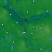 Nearby Forecast Locations - Kostrzyn nad Odrą - Mapa