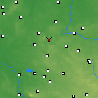 Nearby Forecast Locations - Praszka - Mapa