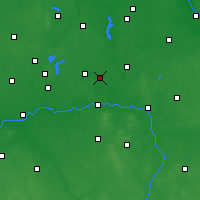 Nearby Forecast Locations - Ślesin - Mapa