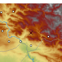 Nearby Forecast Locations - Şırnak - Mapa