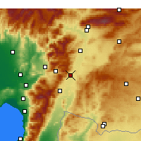 Nearby Forecast Locations - Nurdağı - Mapa