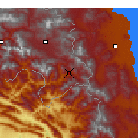 Nearby Forecast Locations - Şemdinli - Mapa