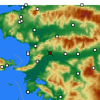 Nearby Forecast Locations - Germencik - Mapa