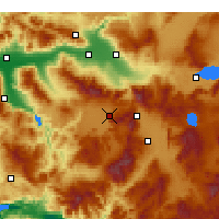 Nearby Forecast Locations - Tavas - Mapa