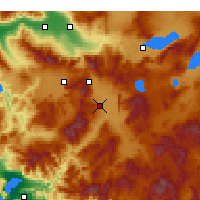 Nearby Forecast Locations - Acıpayam - Mapa