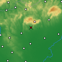 Nearby Forecast Locations - Gyöngyös - Mapa