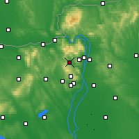 Nearby Forecast Locations - Pilisvörösvár - Mapa