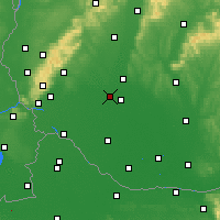 Nearby Forecast Locations - Sládkovičovo - Mapa